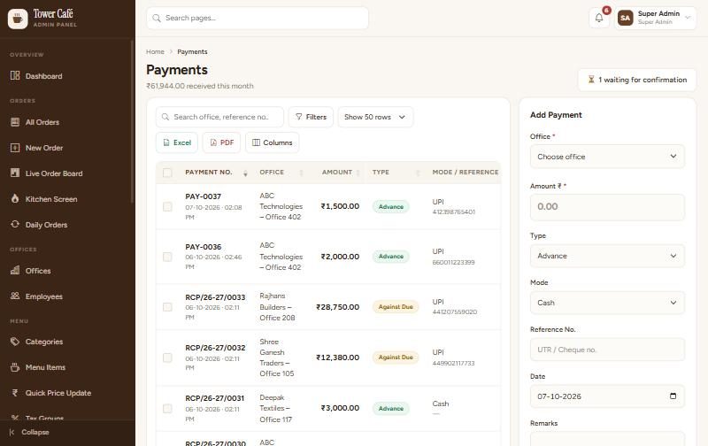 Payments